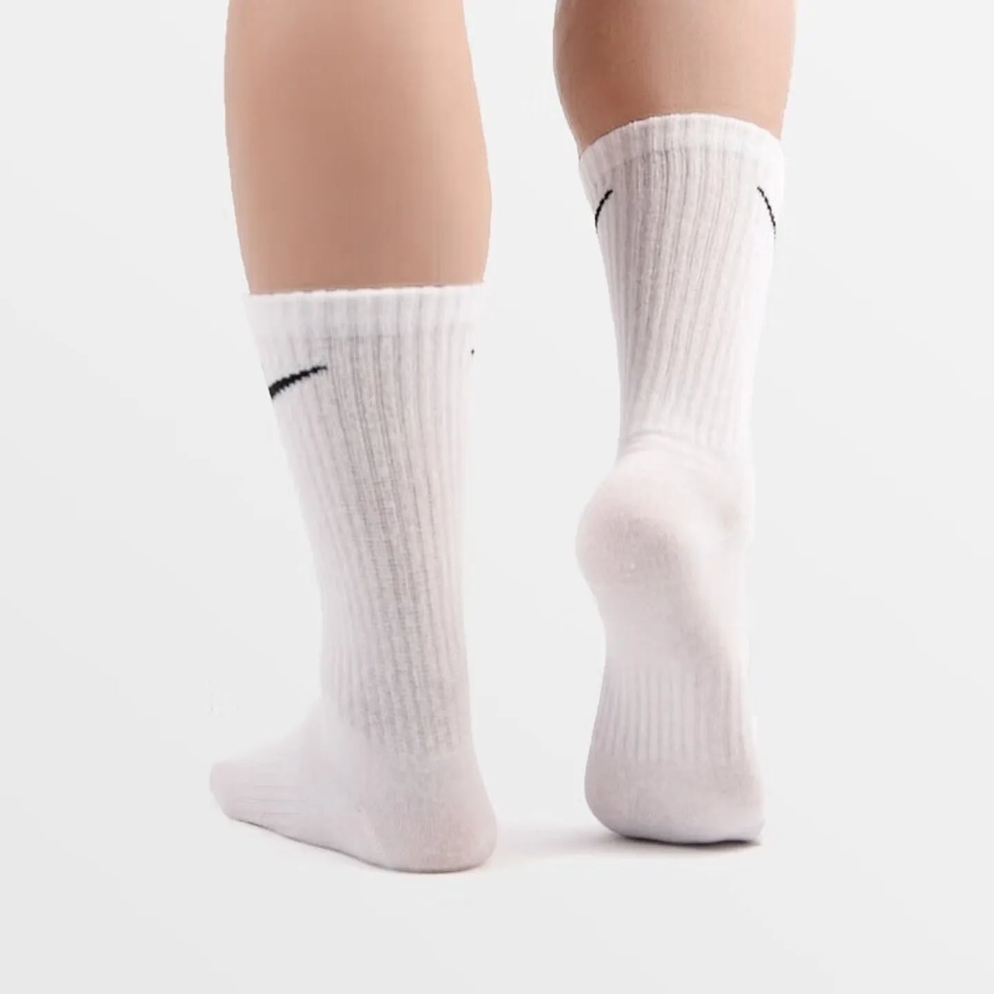 Nike Unisex Breathable Comfort Couple Socks 3-Pair Pack Basketball Sports Socks 3-Pair Pack SX7676-100 - Kyoukaï