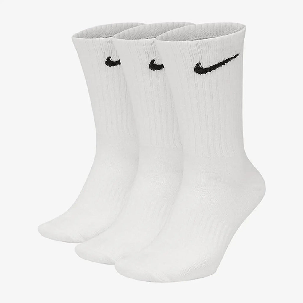 Nike Unisex Breathable Comfort Couple Socks 3-Pair Pack Basketball Sports Socks 3-Pair Pack SX7676-100 - Kyoukaï