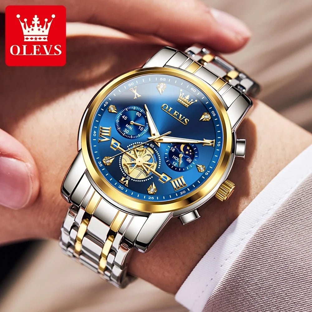 OLEVS 2856 Chronographe Squelette - Kyoukaï