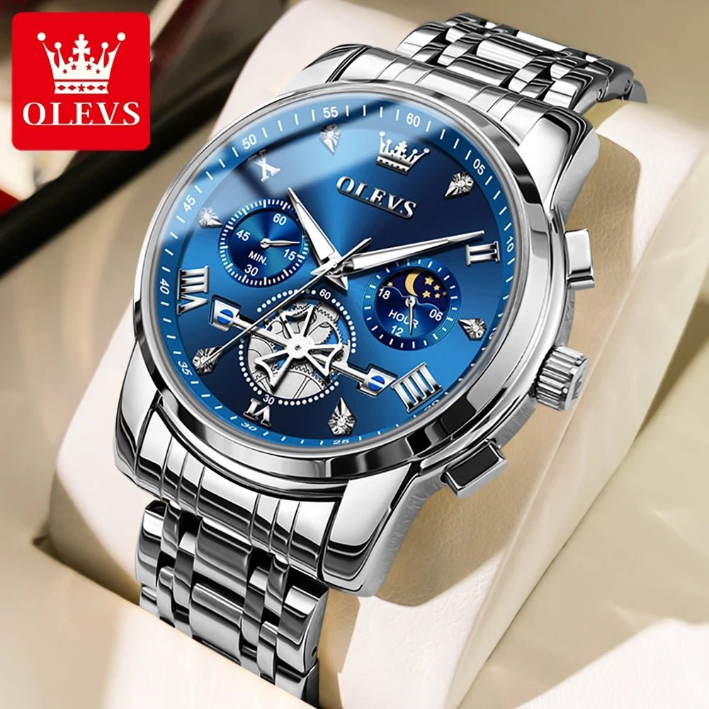 OLEVS 2856 Chronographe Squelette - Kyoukaï
