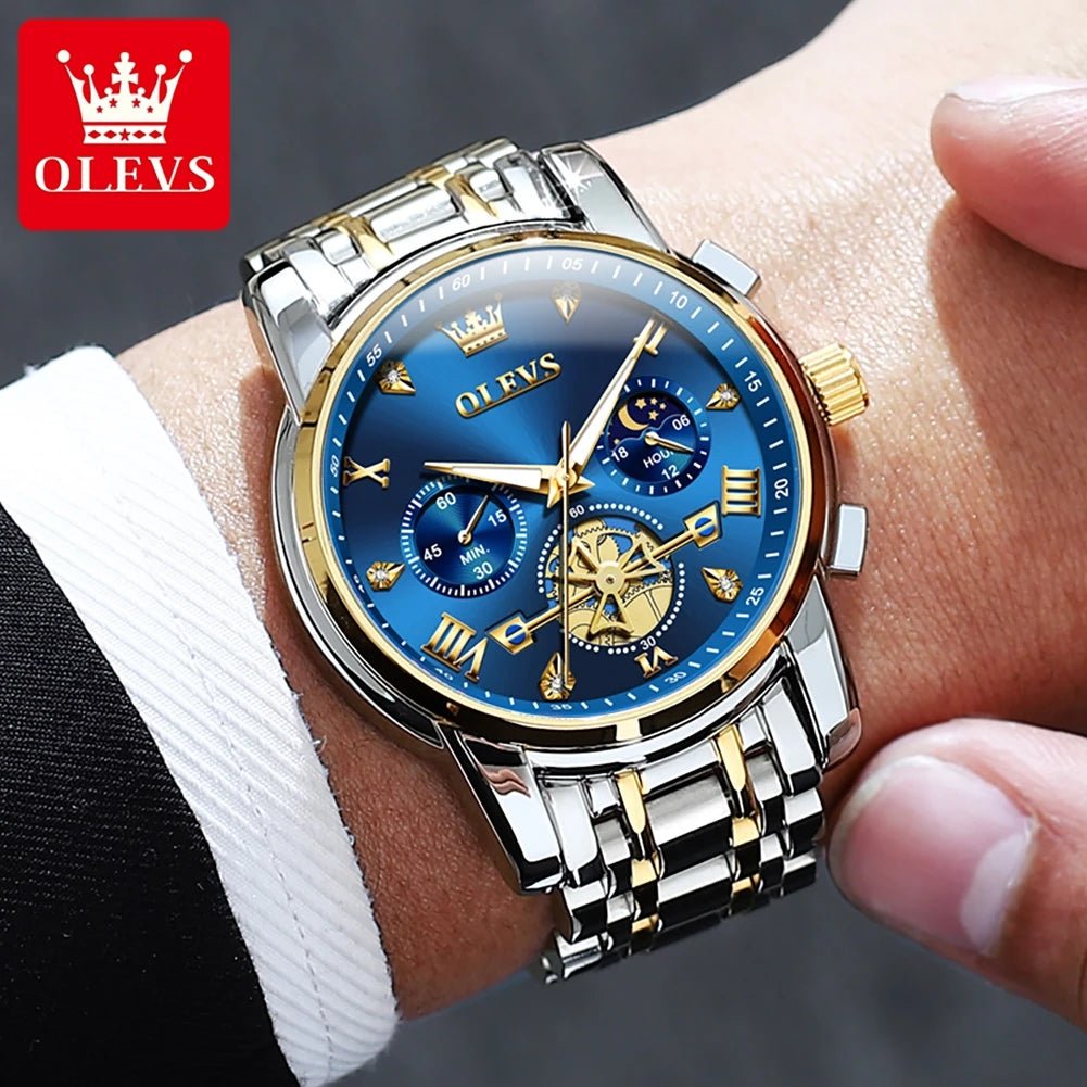 OLEVS 2856 Chronographe Squelette - Kyoukaï
