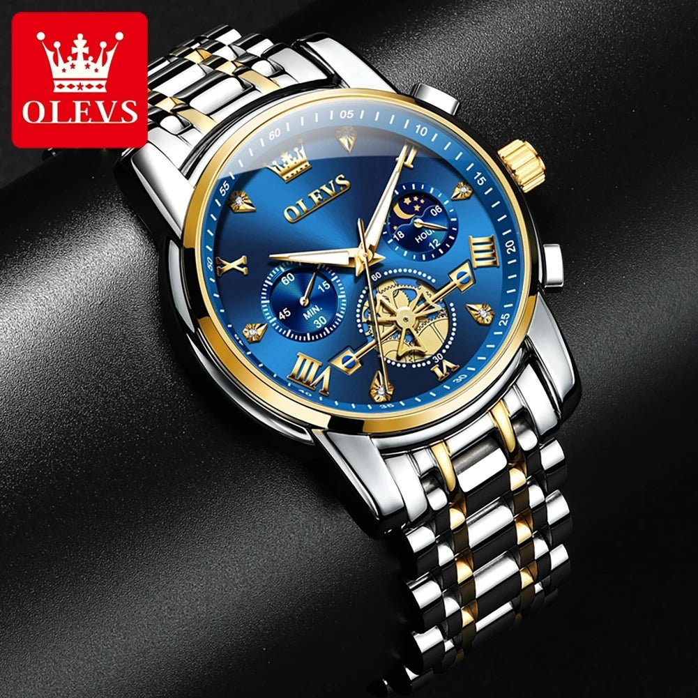 OLEVS 2856 Chronographe Squelette - Kyoukaï