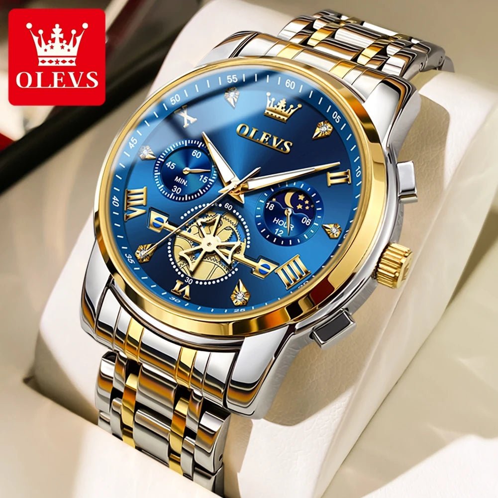 OLEVS 2856 Chronographe Squelette - Kyoukaï