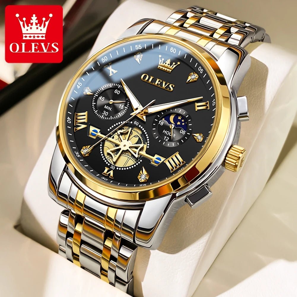 OLEVS 2856 Chronographe Squelette - Kyoukaï