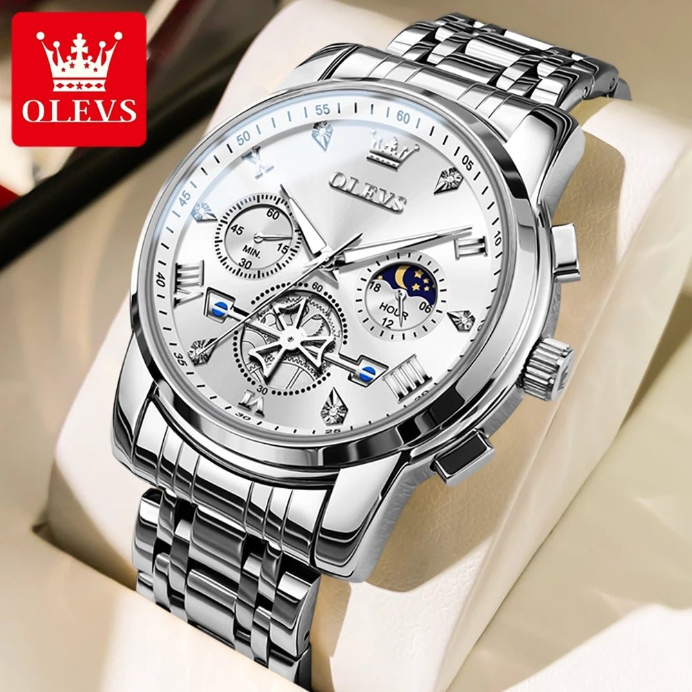 OLEVS 2856 Chronographe Squelette - Kyoukaï