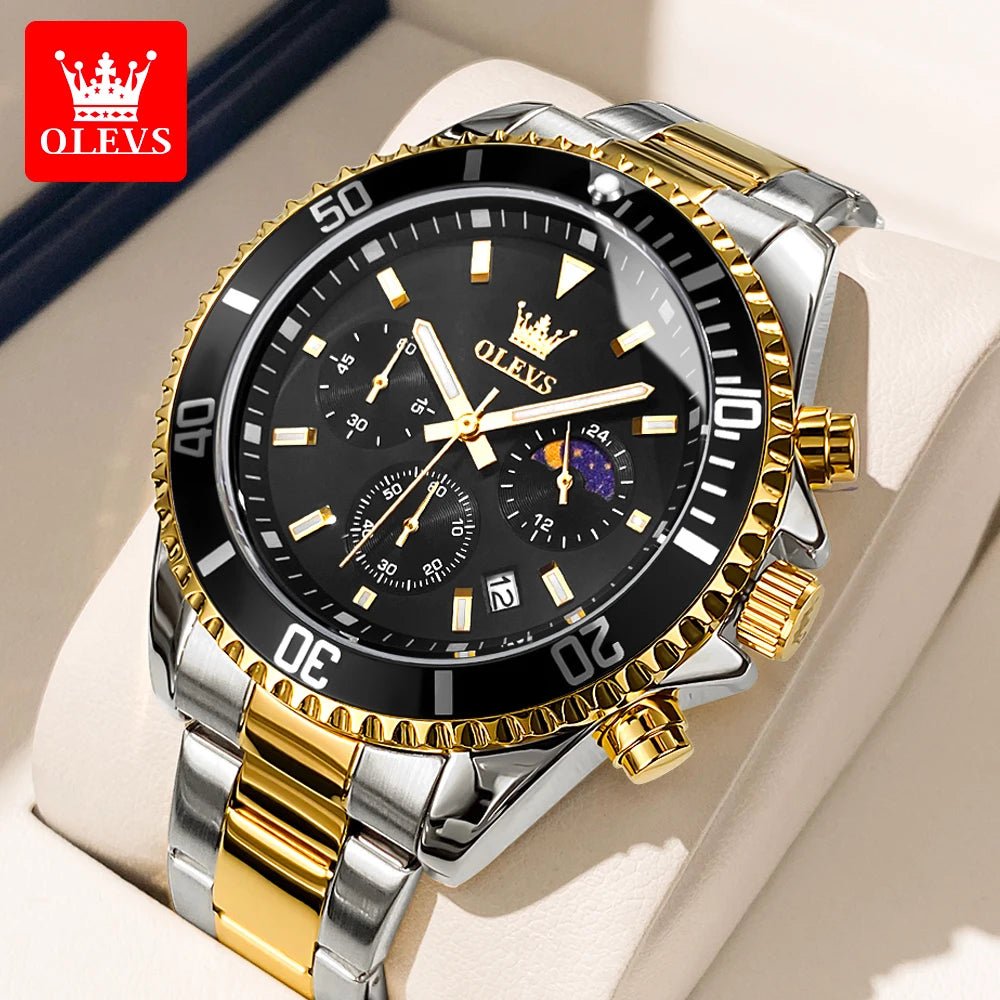 OLEVS 2870 Phase Lune Chrono - Kyoukaï