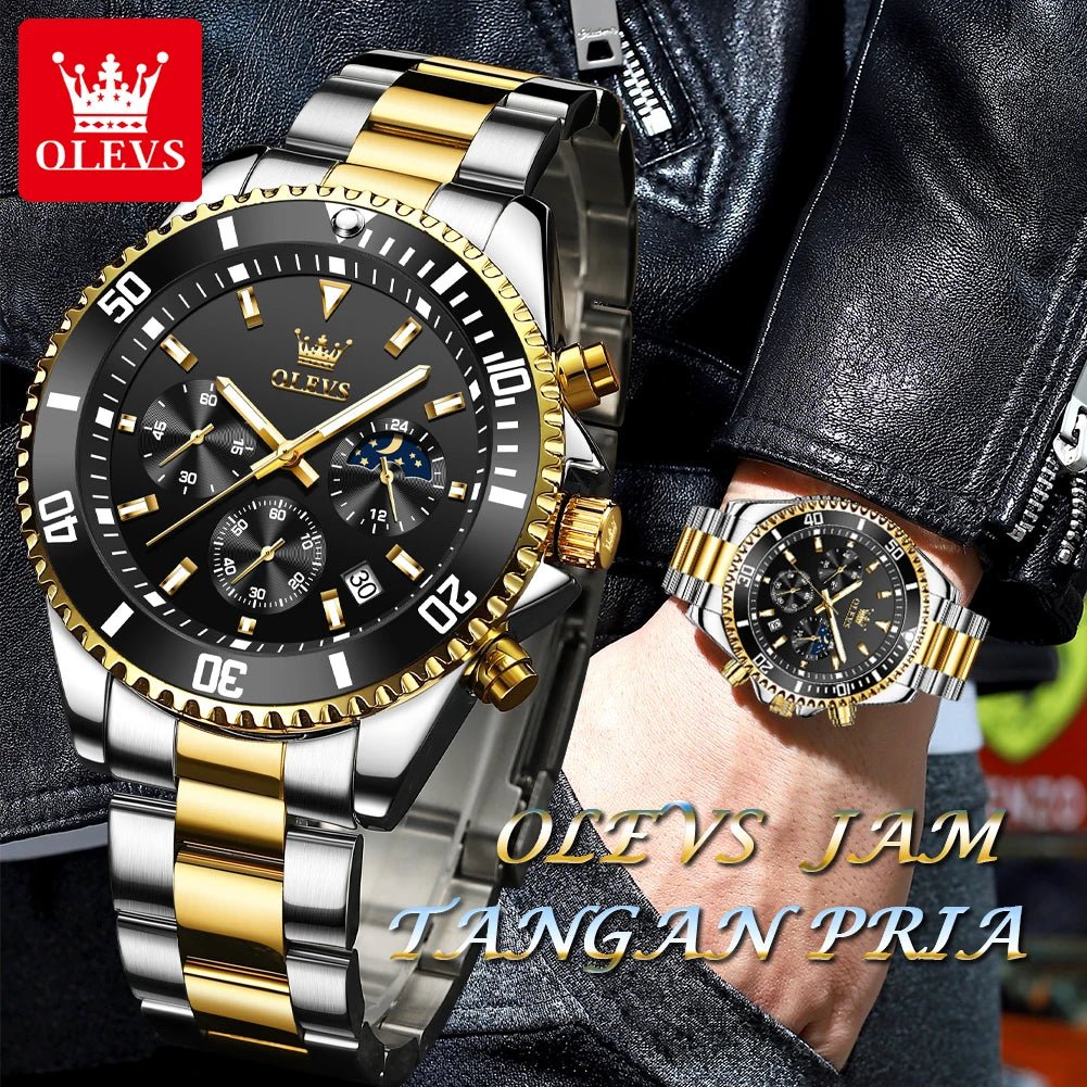 OLEVS 2870 Phase Lune Chrono - Kyoukaï