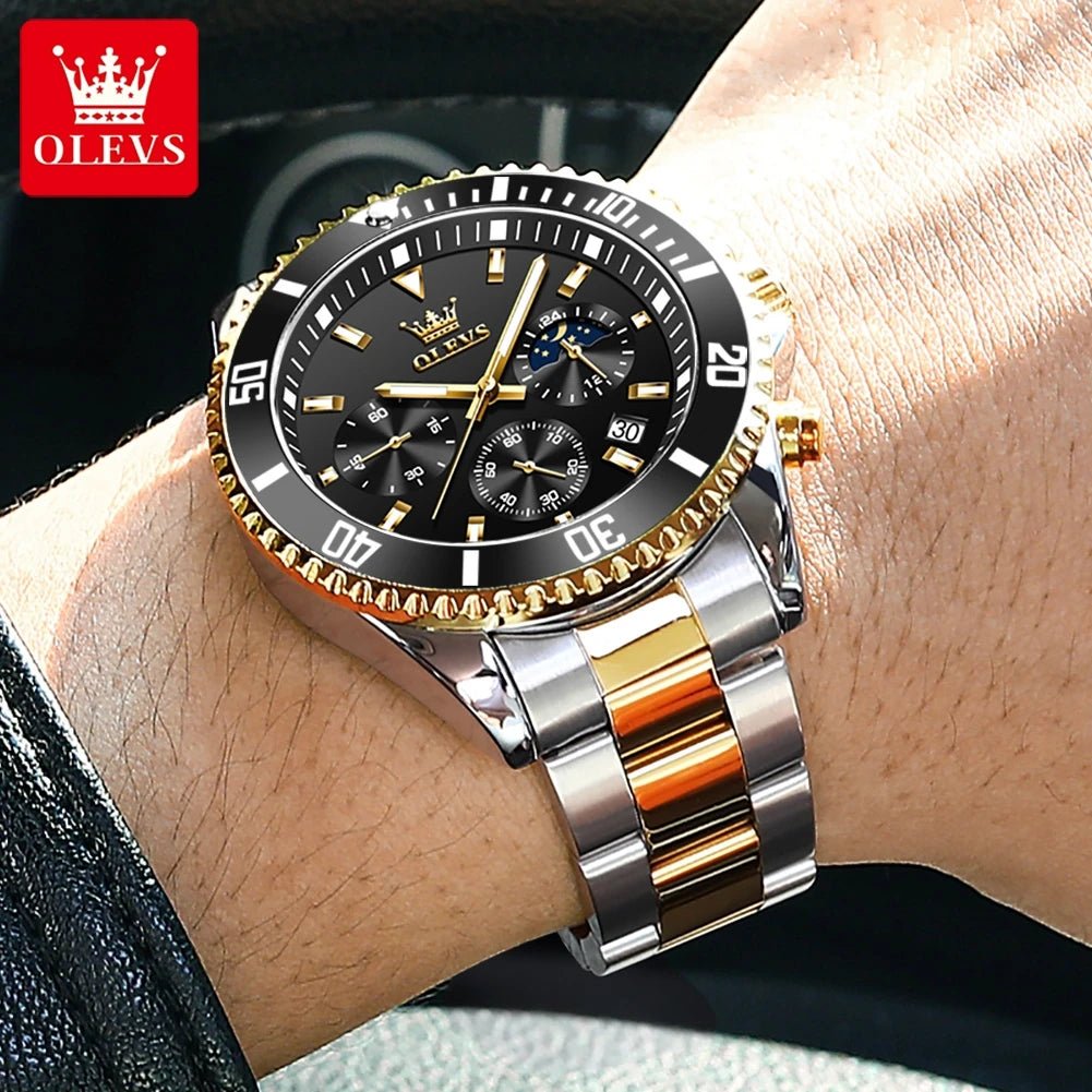 OLEVS 2870 Phase Lune Chrono - Kyoukaï