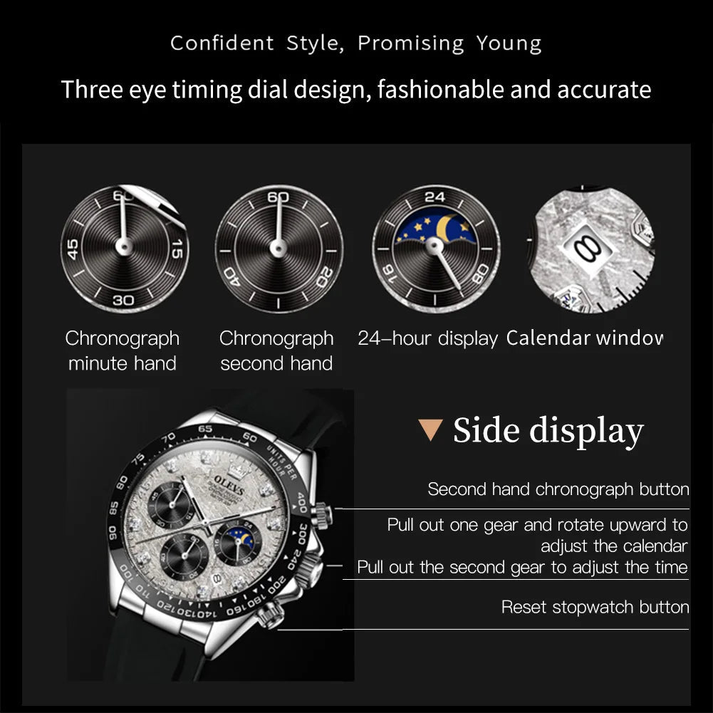 OLEVS 2875 Diamant Phase Lune - Kyoukaï
