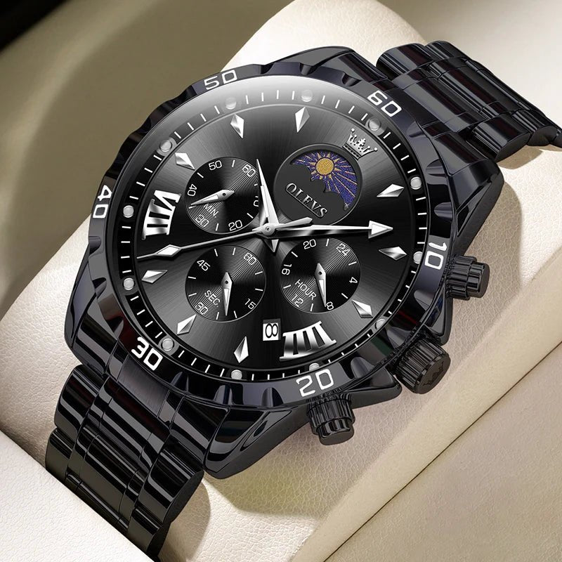 OLEVS 2949 Squelette Phase Lune Homme - Kyoukaï