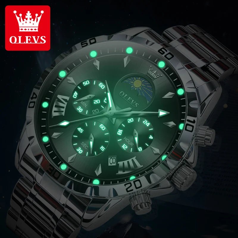 OLEVS 2949 Squelette Phase Lune - Kyoukaï