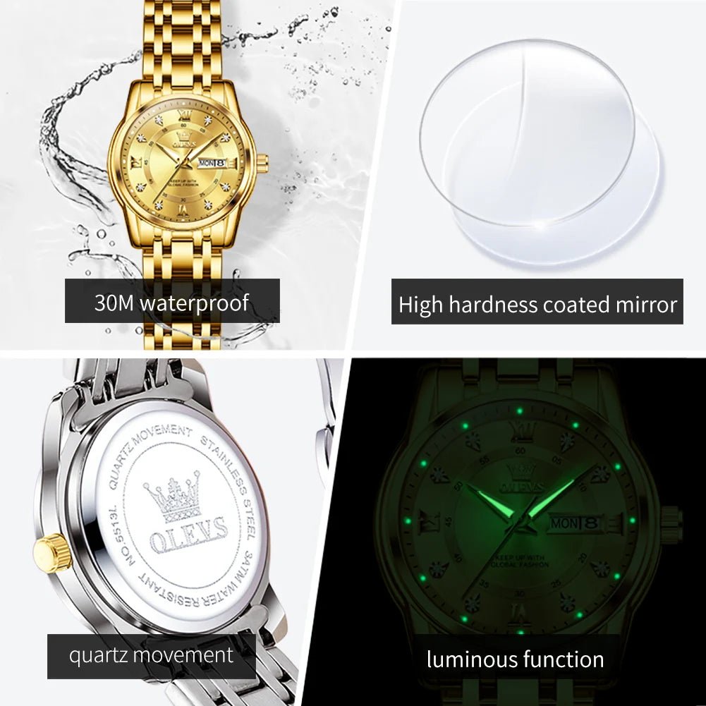 OLEVS 5513 Diamant Femme - Kyoukaï