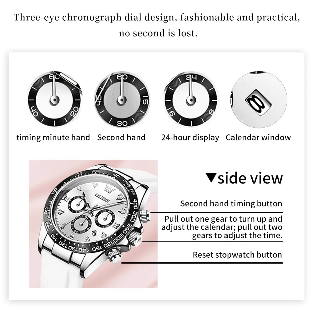 OLEVS 5618 Chrono Femme - Kyoukaï