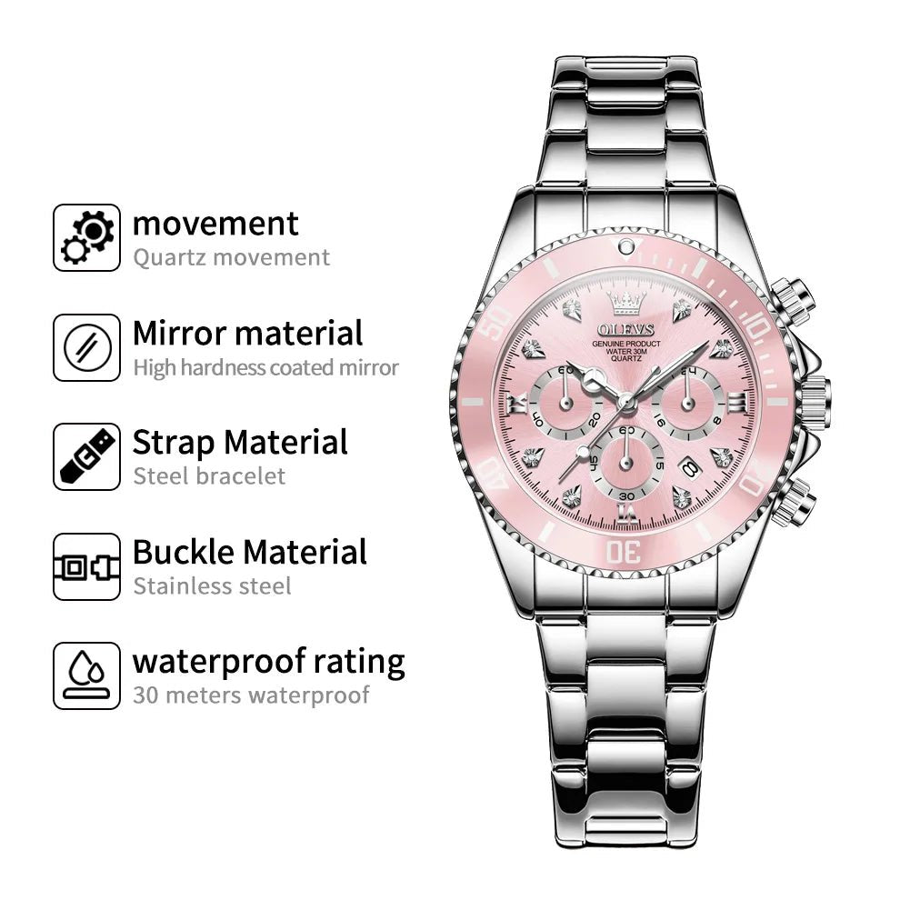 OLEVS 5632 Chrono Femme - Kyoukaï