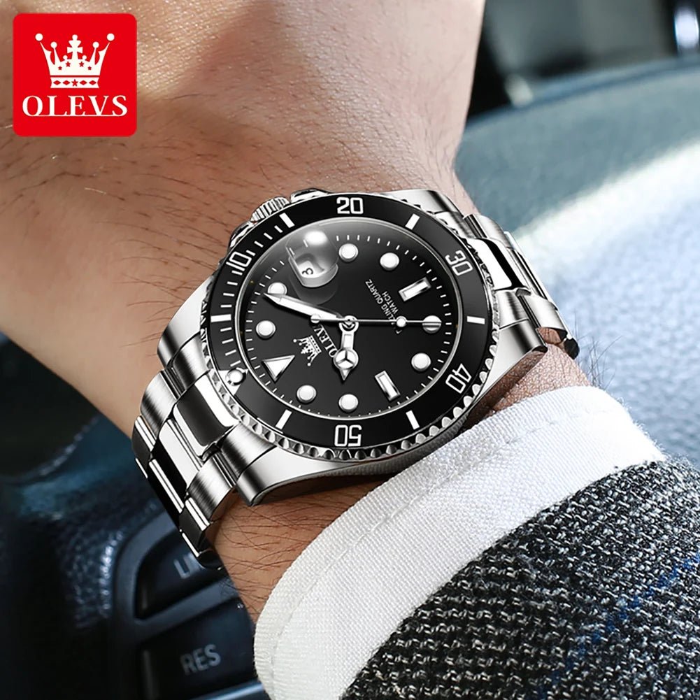OLEVS 5885 Grande Date Homme - Kyoukaï