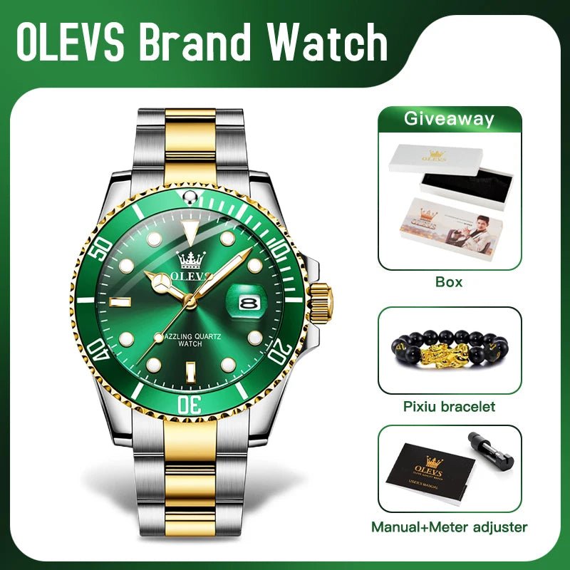 OLEVS 5885 Quartz Homme - Kyoukaï