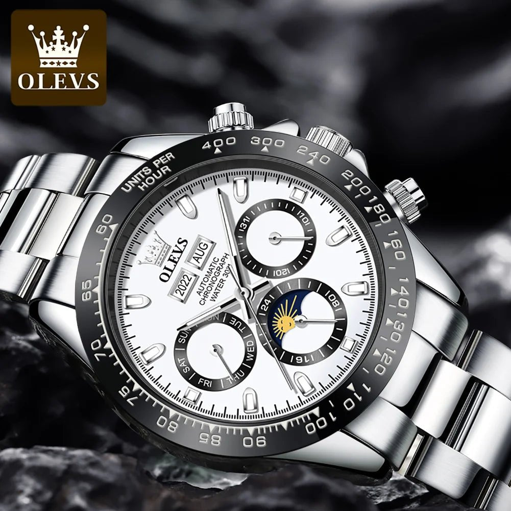 OLEVS 6654 Chronographe Automatique - Kyoukaï