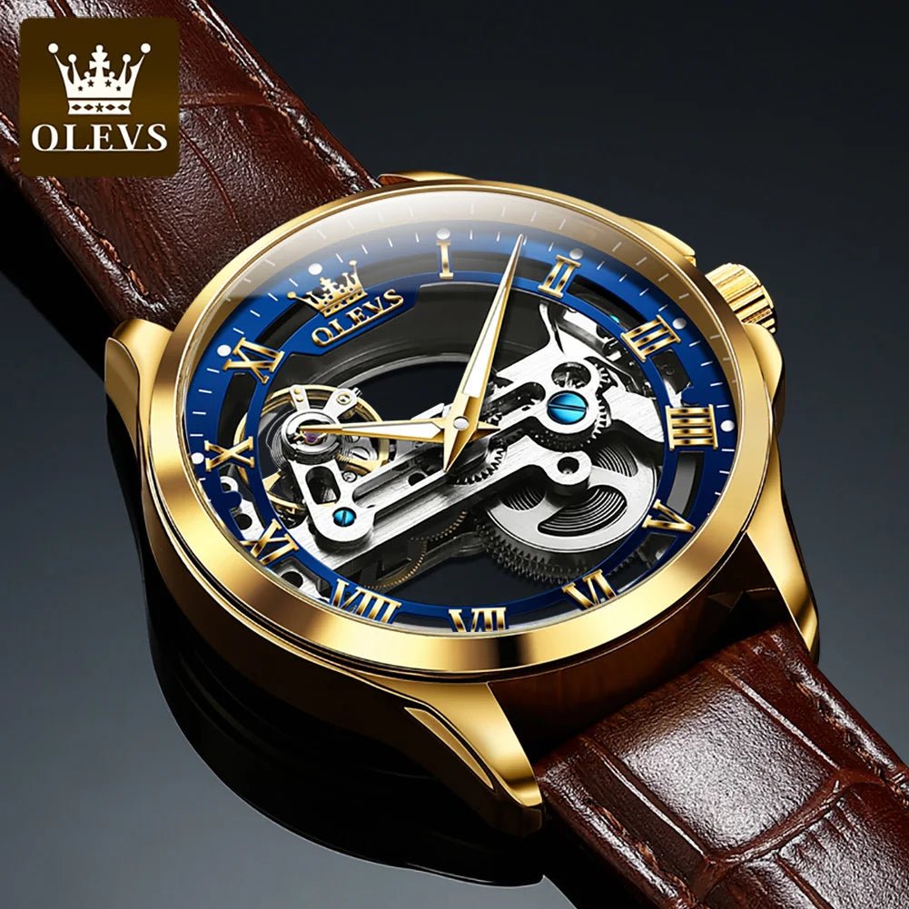 OLEVS 6661 Squelette Cuir - Kyoukaï