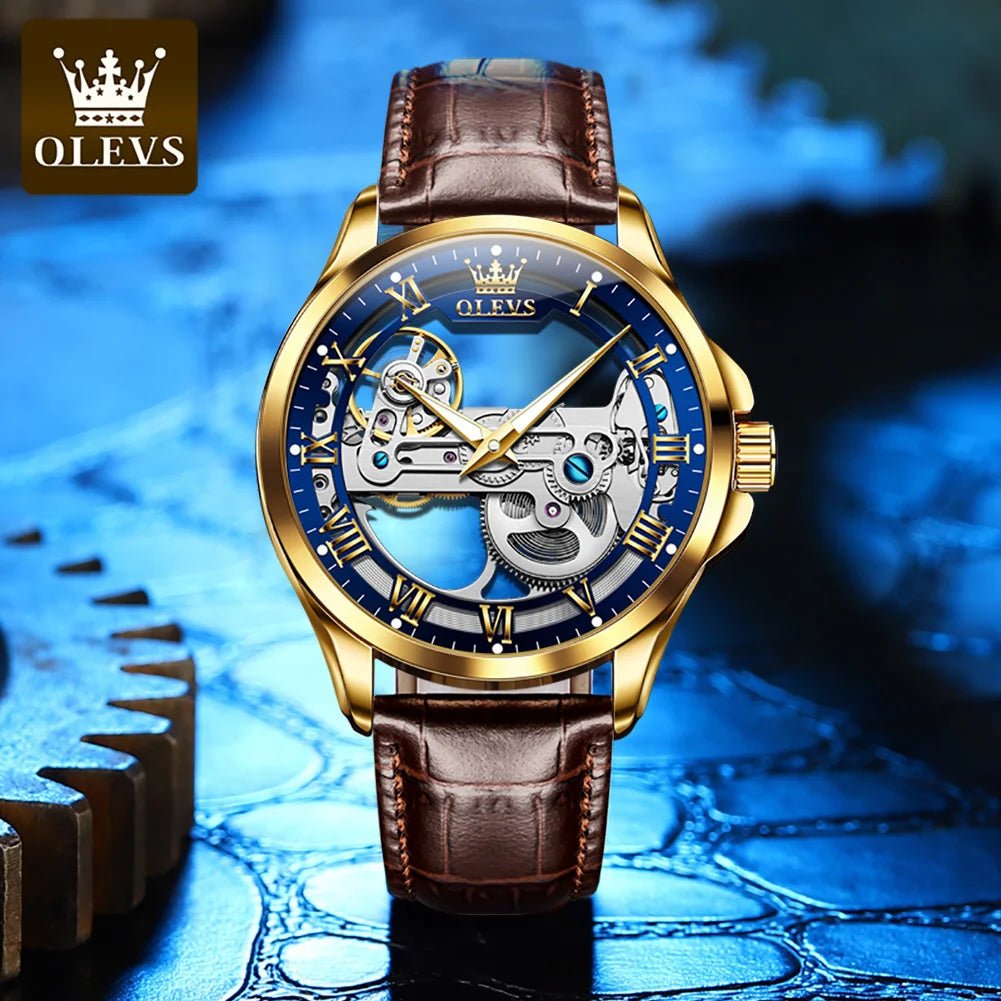 OLEVS 6661 Squelette Cuir - Kyoukaï