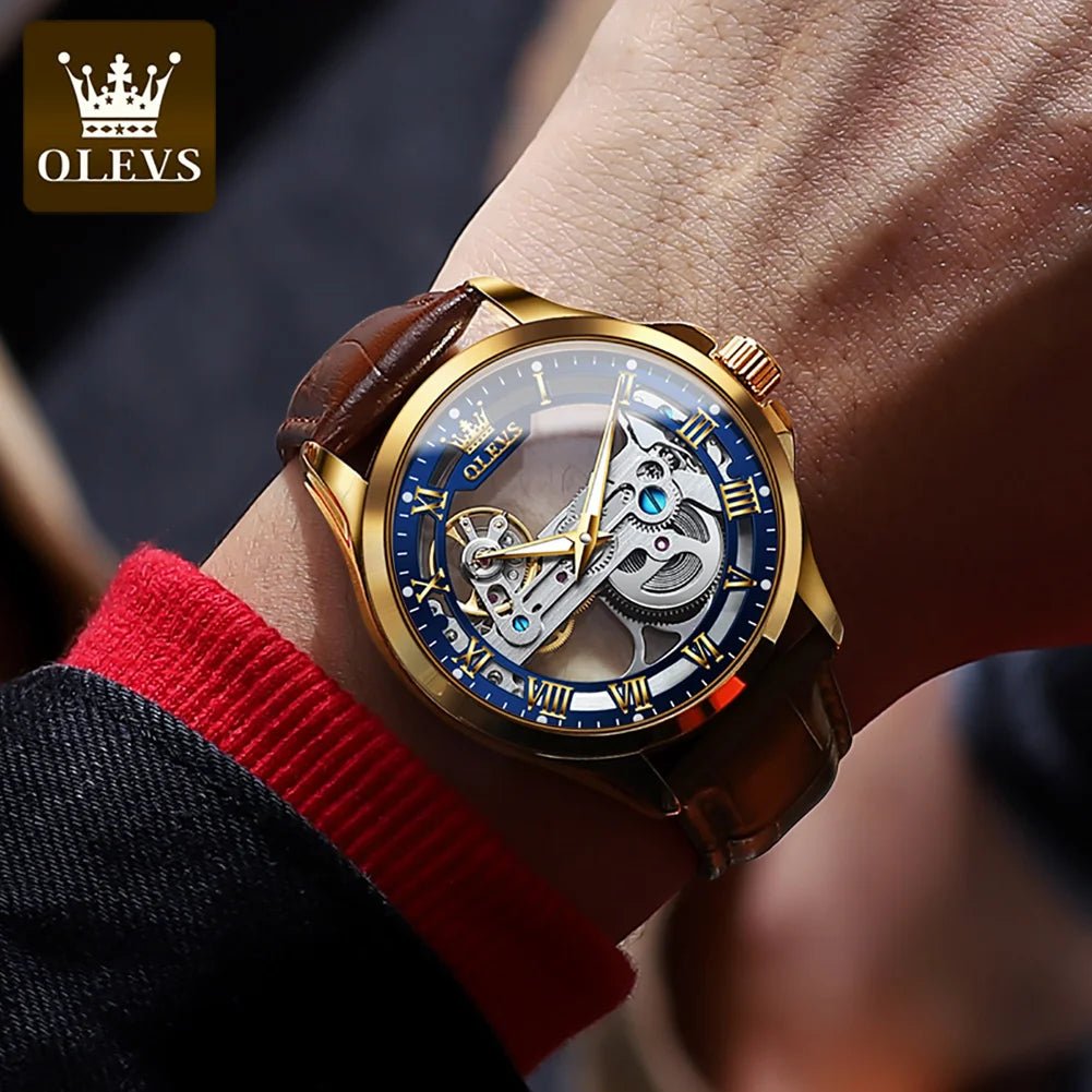 OLEVS 6661 Squelette Cuir - Kyoukaï