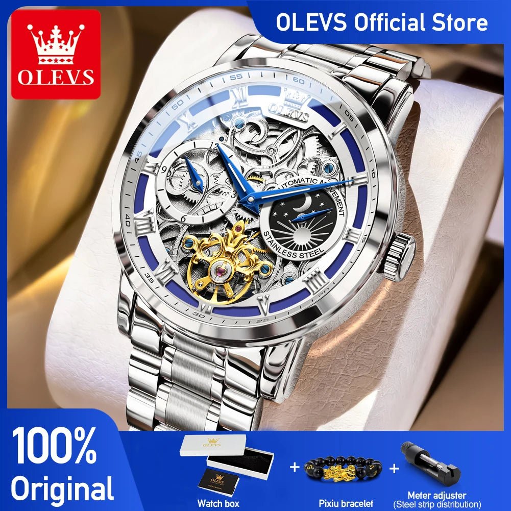 OLEVS 6670 Squelette Phase Lune - Kyoukaï