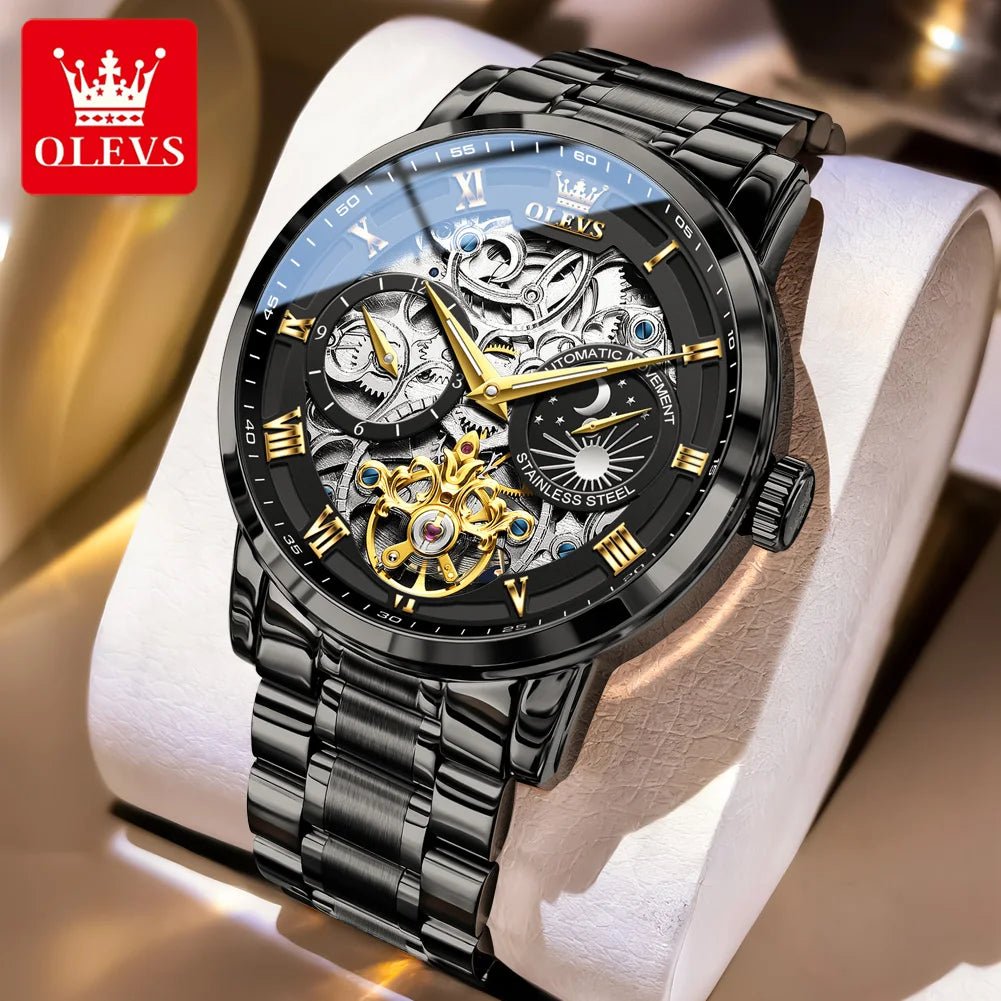 OLEVS 6670 Squelette Phase Lune - Kyoukaï