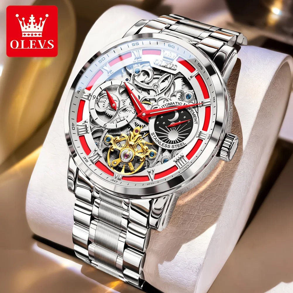 OLEVS 6670 Squelette Phase Lune - Kyoukaï