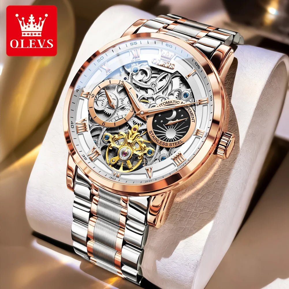 OLEVS 6670 Squelette Phase Lune - Kyoukaï