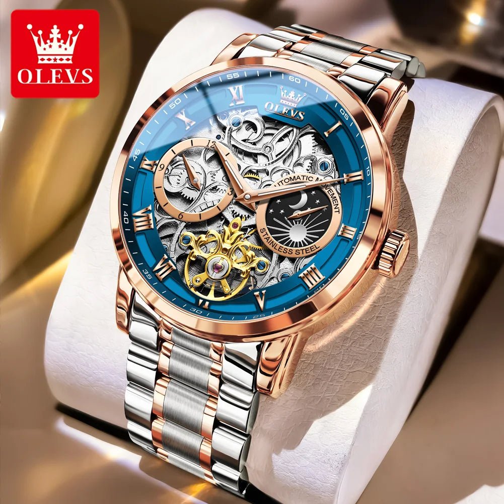 OLEVS 6670 Squelette Phase Lune - Kyoukaï