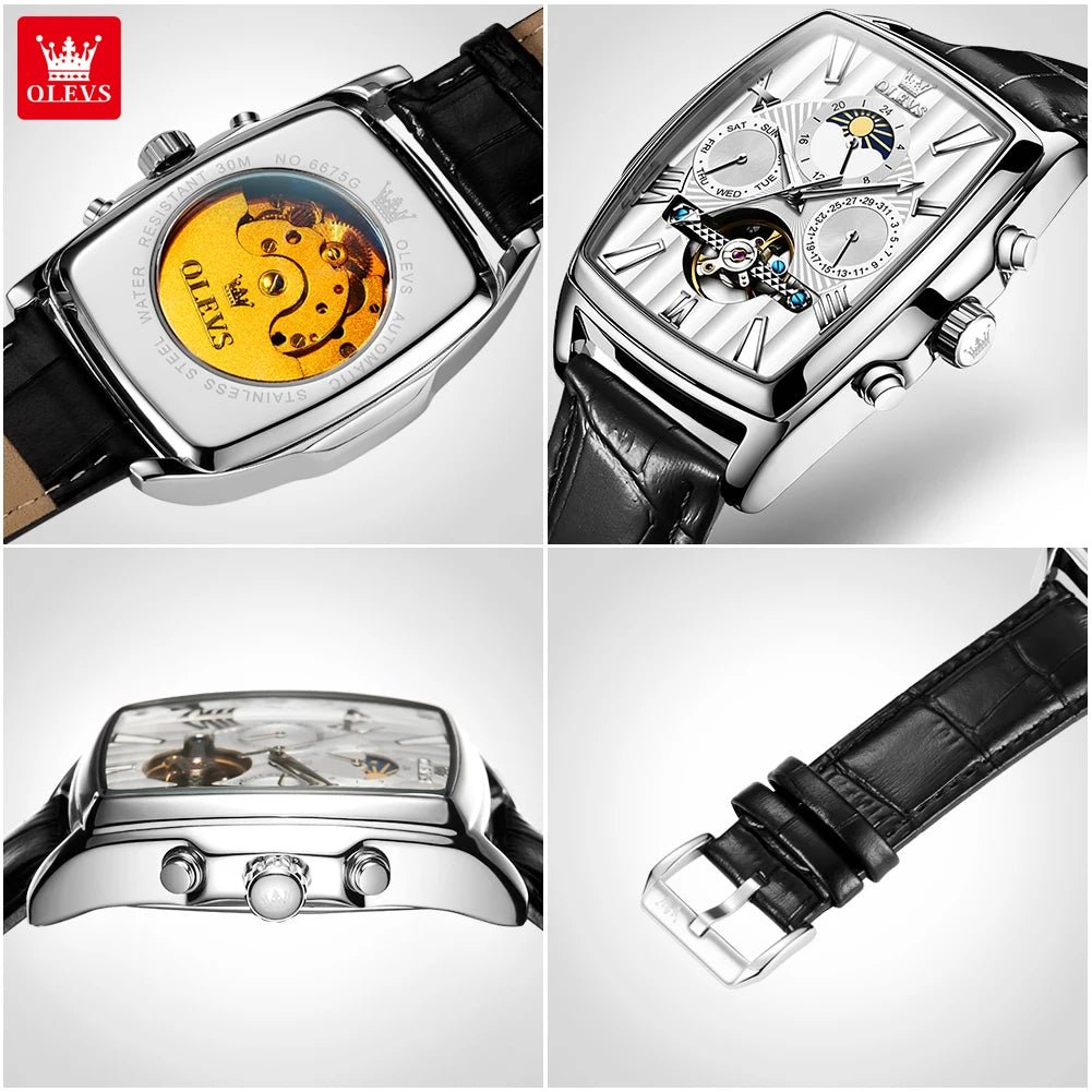 OLEVS 6675 Carrée Chronographe - Kyoukaï