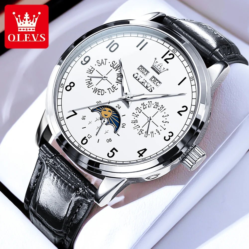 OLEVS 6698 Cuir Double Calendrier - Kyoukaï