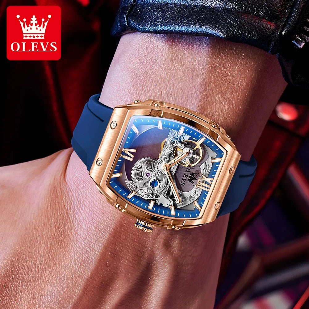 OLEVS 6779 Grand Cadran Squelette - Kyoukaï