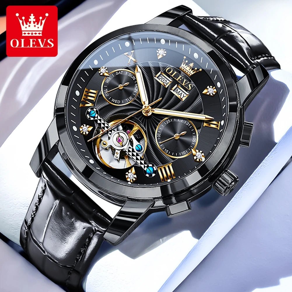 OLEVS 7088 Flywheel Date Homme - Kyoukaï