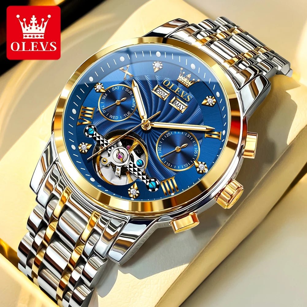 OLEVS 7088 Flywheel Date Homme - Kyoukaï