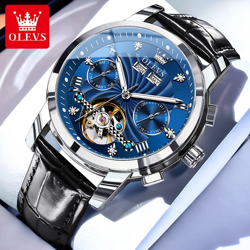 OLEVS 7088 Flywheel Date Homme - Kyoukaï