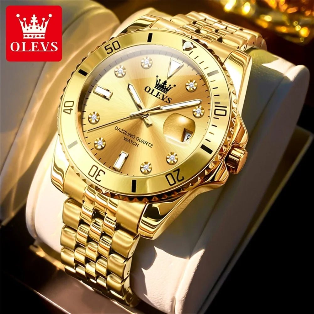 OLEVS 9809 Zircon Date Homme - Kyoukaï