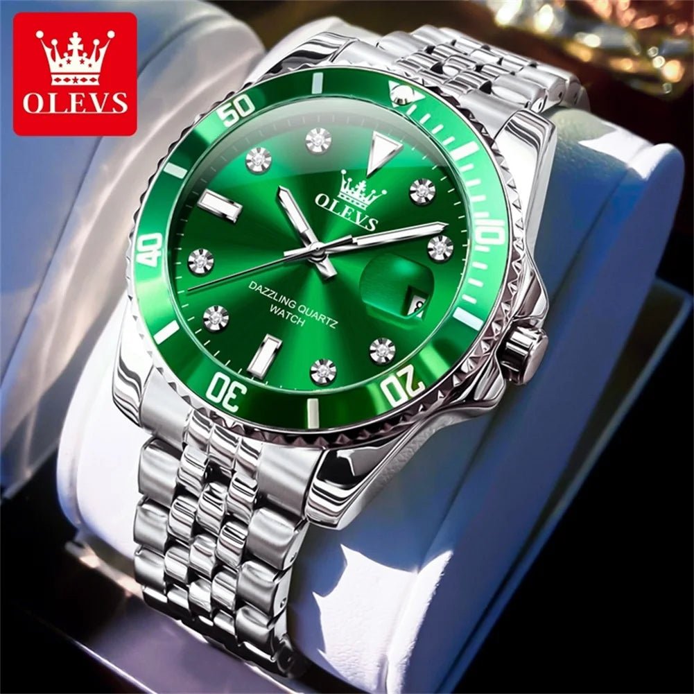 OLEVS 9809 Zircon Date Homme - Kyoukaï