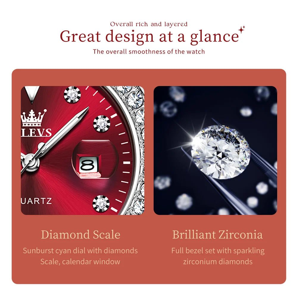 OLEVS 9945 Diamant Femme - Kyoukaï