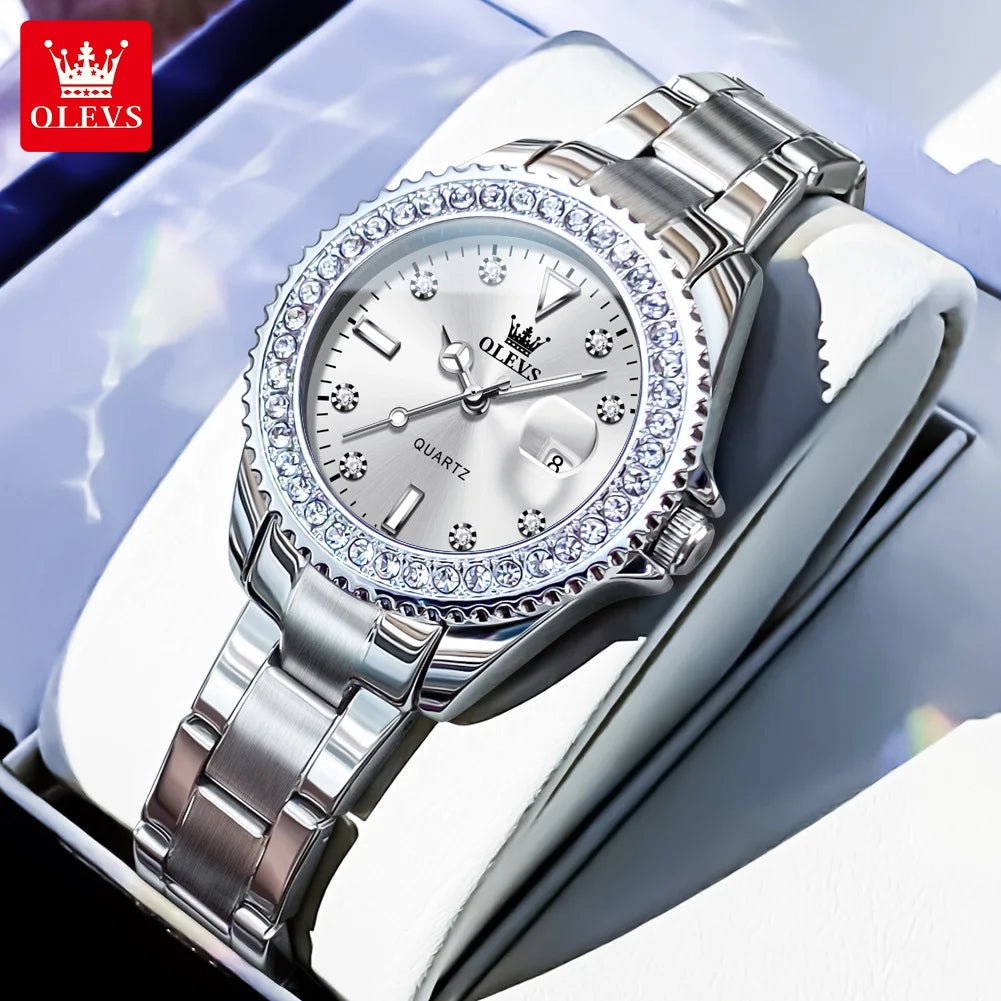 OLEVS 9945 Diamant Violet Femme - Kyoukaï