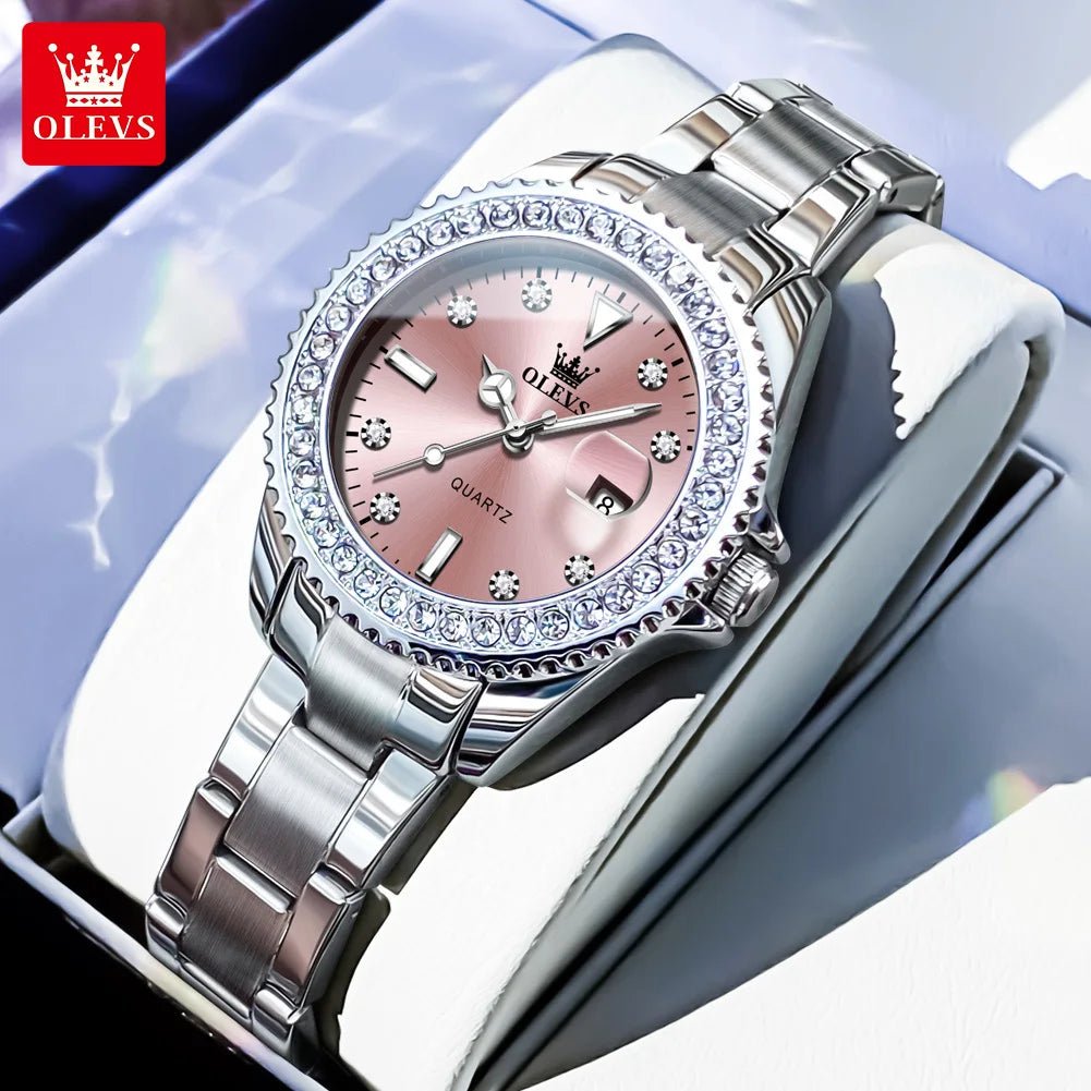 OLEVS 9945 Diamant Violet Femme - Kyoukaï