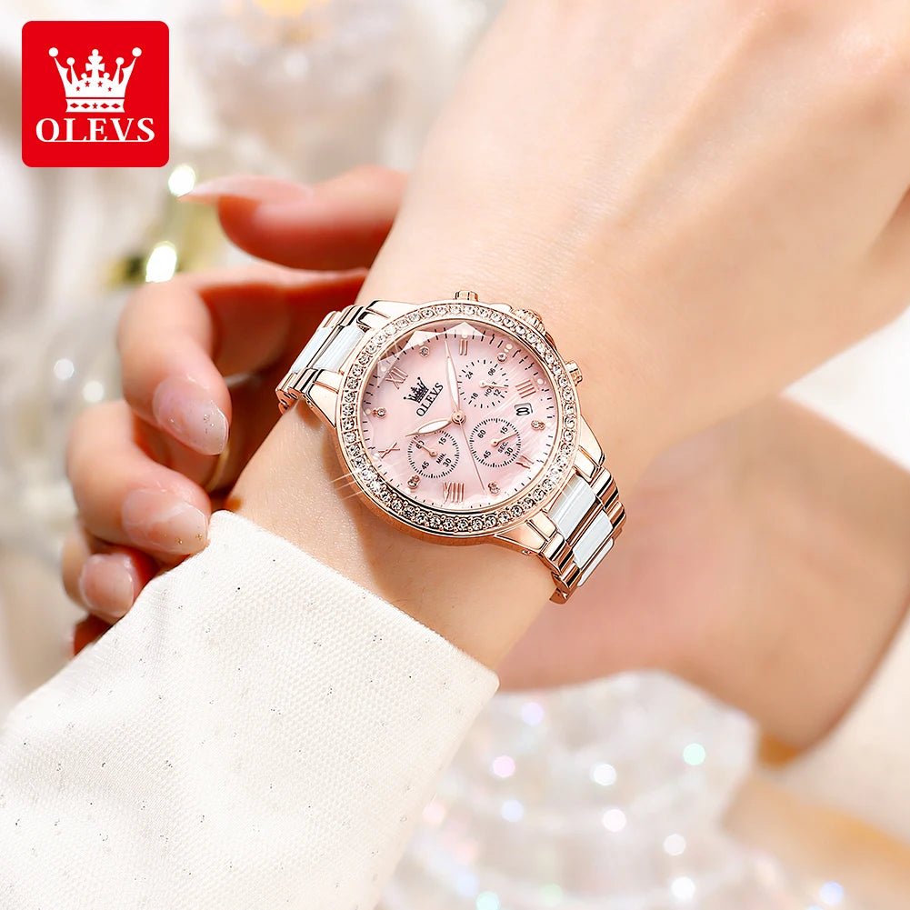 OLEVS 9999 Céramique Rose Femme - Kyoukaï