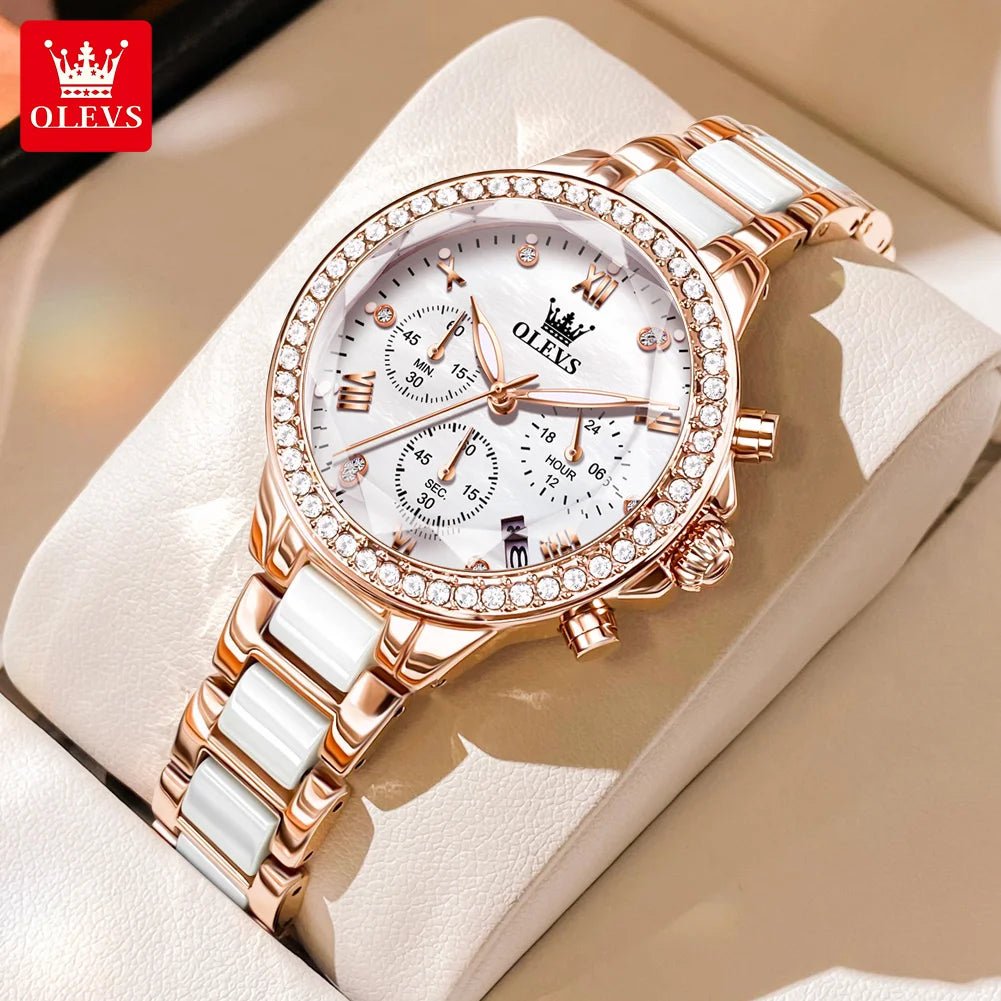 OLEVS 9999 Céramique Rose Femme - Kyoukaï