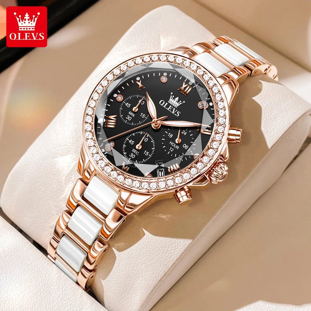OLEVS 9999 Céramique Rose Femme - Kyoukaï