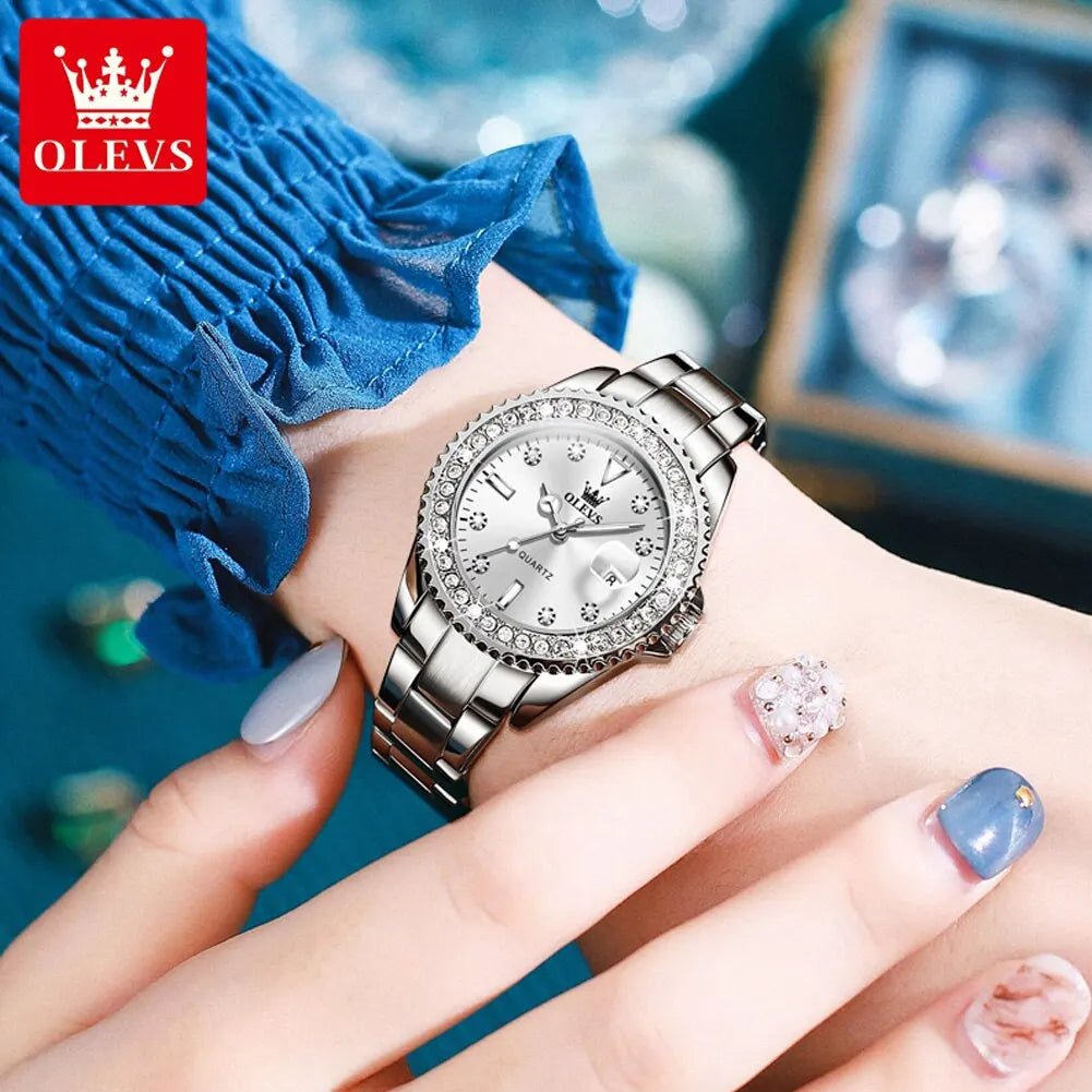 OLEVS Cadran Diamant Femme - Kyoukaï