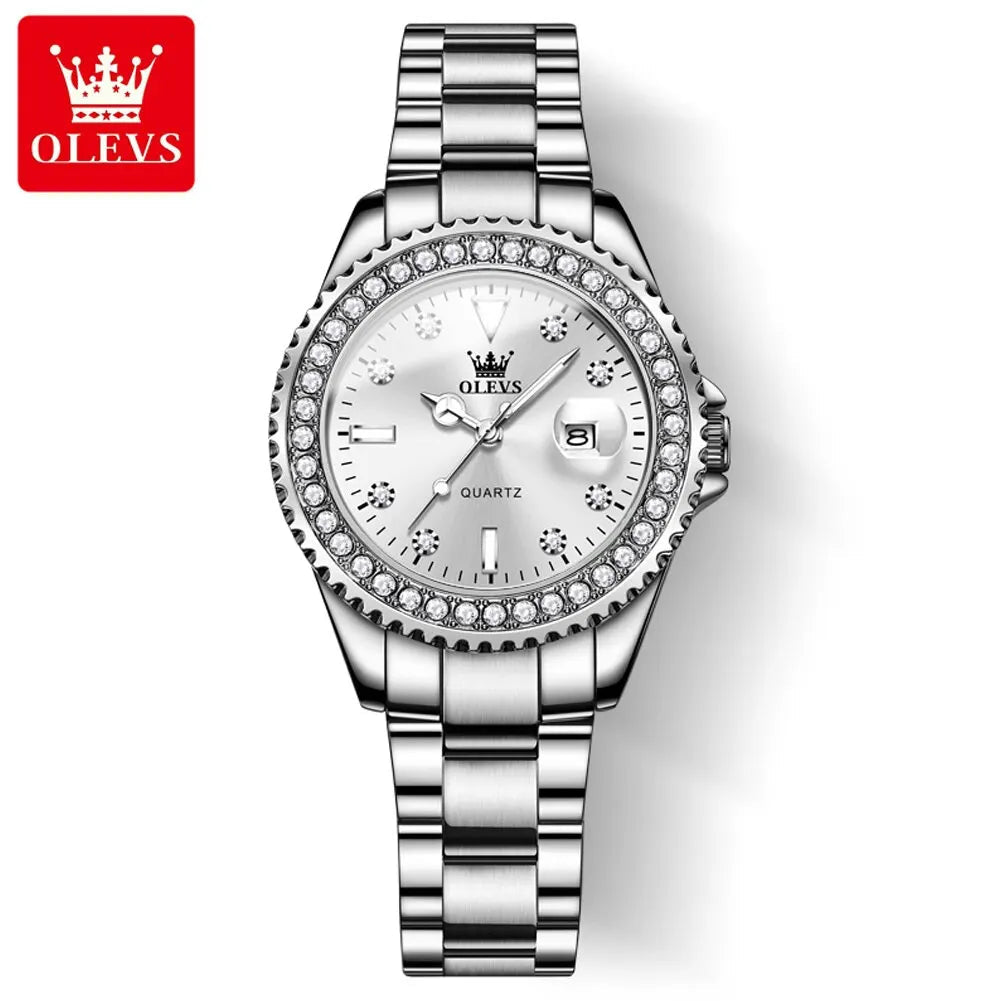 OLEVS Cadran Diamant Femme - Kyoukaï