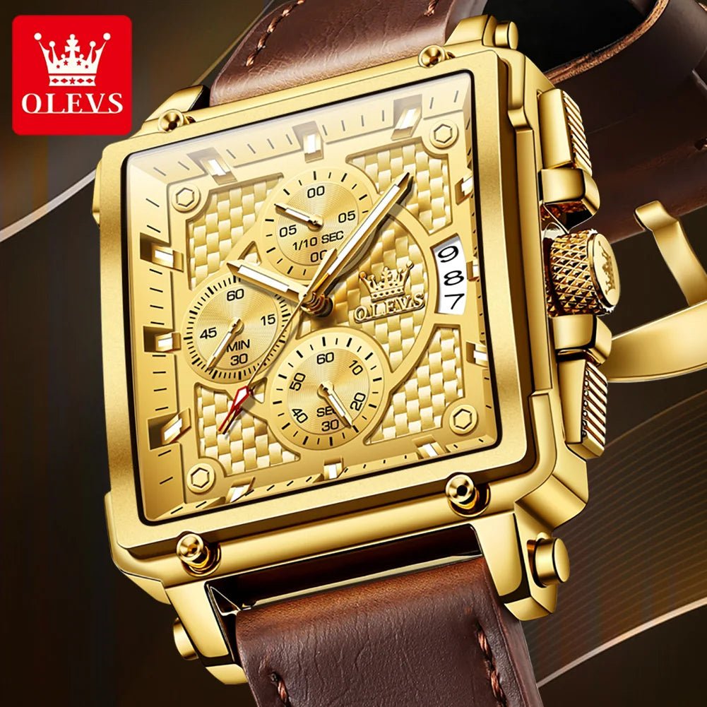 OLEVS Carrée Chronographe - Kyoukaï