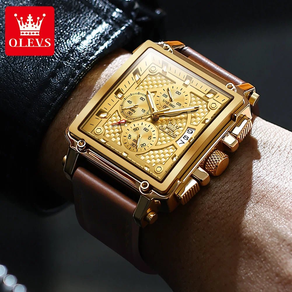 OLEVS Carrée Chronographe - Kyoukaï