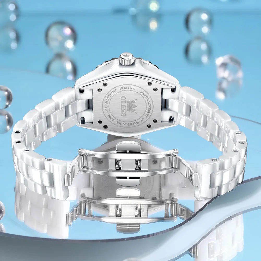 OLEVS Céramique Blanche Femme - Kyoukaï