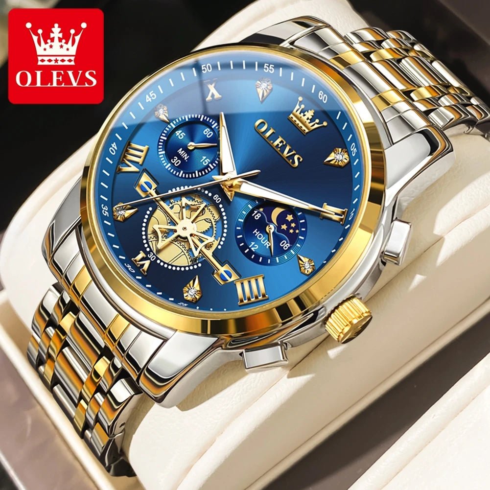OLEVS Chronographe Phase Lune - Kyoukaï