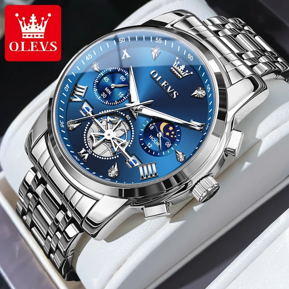 OLEVS Chronographe Phase Lune - Kyoukaï